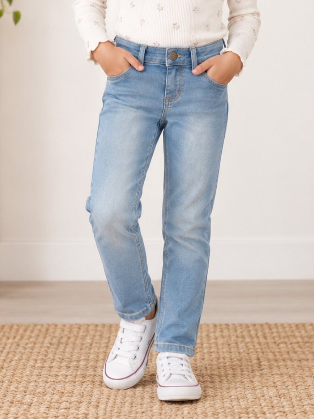 Tommy Bahama Girls Skinny Jeans Size 5 Light Blue Stretch